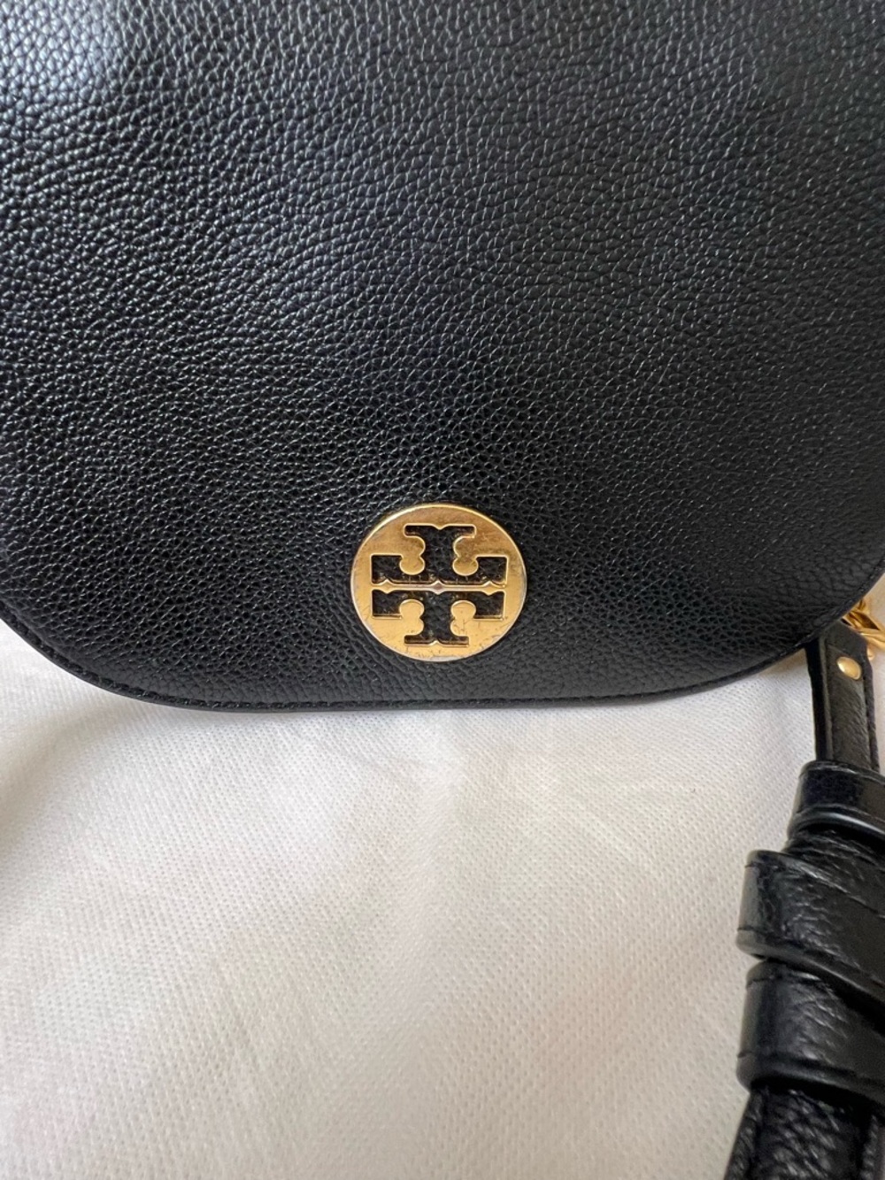 Tory Burch Leather Flap Crossbody with EUC - Picture 5 of 17